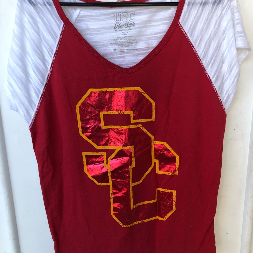 USC top small fits medium new